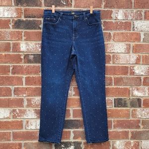 Vintage Lee Polka Dot Dark Wash Jeans